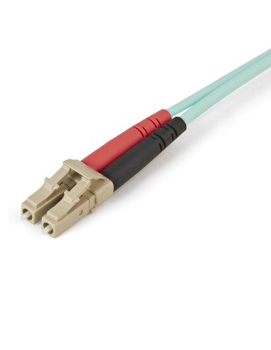 Cable de 10m de Fibra Óptica Dúplex Multimodo MTP(F)/PC a 4x LC/PC Multiconector OM3 - OFNP - Tipo A 8F - 50/125µm LOMMF - Rede
